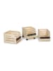 Inkazen Kast op wielen naturel - (B)37 x (H)80 x (D)30 cm