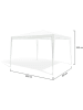Inkazen Partytent wit - (B)3 x (H)2,5 x (D)3 cm