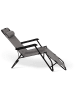 Inkazen 2-delige set: ligstoelen antraciet - (B)145 x (H)86 x (D)61 cm