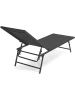 Inkazen 2-delige set: ligstoelen antraciet - (B)190 x (H)33 x (D)58 cm