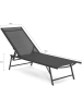Inkazen 2-delige set: ligstoelen antraciet - (B)190 x (H)33 x (D)58 cm