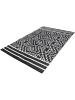 Inkazen Outdoor-Teppich in Schwarz/ Weiß