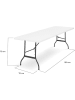 Inkazen Tuintafel wit
