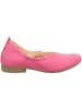 Think! Leren ballerina's roze
