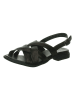 Think! Leder-Sandalen in Schwarz