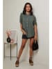 Le Monde du Lin Linnen blouse kaki