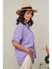 Le Monde du Lin Linnen blouse paars