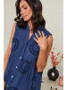 Le Monde du Lin Leinen-Kleid in Dunkelblau