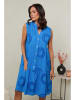 Le Monde du Lin Leinen-Kleid in Blau