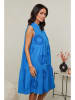 Le Monde du Lin Leinen-Kleid in Blau