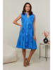 Le Monde du Lin Leinen-Kleid in Blau