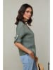 Le Monde du Lin Linnen blouse groen