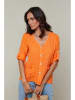 Le Monde du Lin Leinen-Bluse in Orange