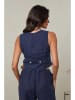 Le Monde du Lin Linnen gilet donkerblauw