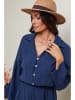 Le Monde du Lin Leinen-Jumpsuit in Dunkelblau