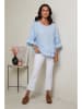 Le Monde du Lin Leinen-Bluse in Hellblau