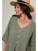 Le Monde du Lin Linnen shirt groen