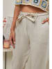 Le Monde du Lin Leinen-Hose in Creme