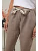 Le Monde du Lin Leinen-Hose in Hellbraun