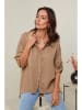 Le Monde du Lin Linnen blouse lichtbruin