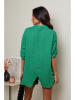 Le Monde du Lin Linnen blouse groen