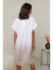 Le Monde du Lin Linnen jurk wit/beige