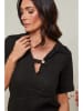 Le Monde du Lin Leinen-Bluse in Schwarz