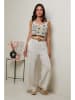Le Monde du Lin Leinen-Hose in Creme