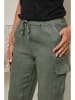 Le Monde du Lin Leinen-Cargohose in Khaki
