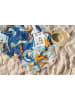 Elizabed Strandtuch "Liquid Marble" in Blau