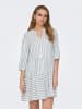 ONLY Jurk "Kaya" blauw/wit