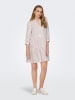 ONLY Jurk "Kaya" lichtroze/wit