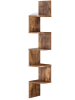 IDOMYA Essentials Wandregal in Braun - (B)20 x (H)120 x (T)20 cm