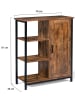 IDOMYA Essentials Sideboard "Elize" in Braun - (B)70 x (H)81 x (T)30 cm
