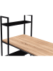 IDOMYA Essentials Bureau "Manhattan" zwart/lichtbruin - (B)113 x (H)120 x (D)60 cm