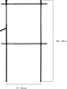 IDOMYA Essentials Garderobe in Schwarz - (B)112 x (H)278 cm