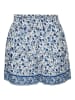 Vero Moda Short "Milan" wit/blauw