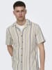 ONLY & SONS Hemd in Beige/ Blau