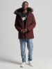 Superdry Übergangsmantel in Bordeaux