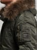 Superdry Płaszcz przejściowy w kolorze oliwkowym
