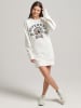 Superdry Sweatkleid in Weiß