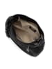 Anna Morellini Leder-Schultertasche "Paolanna" in Schwarz - (B)34 x (H)32 x (T)14 cm