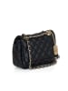 Anna Morellini Leren schoudertas "Jolarta" zwart - (B)22 x (H)16 x (D)10 cm