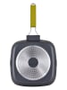 Benetton Patelnia grillowa w kolorze czarno-zielonym - 24 x 24 cm