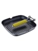 Benetton Patelnia grillowa w kolorze czarno-zielonym - 24 x 24 cm