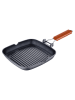 Benetton Grillpfanne in Schwarz/ Hellbraun - (L)24 x (B)24 cm