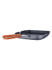 Benetton Grillpfanne in Schwarz/ Hellbraun - (L)24 x (B)24 cm
