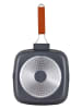 Benetton Grillpan zwart/lichtbruin - (L)24 x (B)24 cm