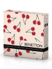 Benetton 4er-Set: Dessertteller in Weiß/ Rot - Ø 19 cm