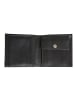 Calvin Klein Leder-Geldbörse in Schwarz